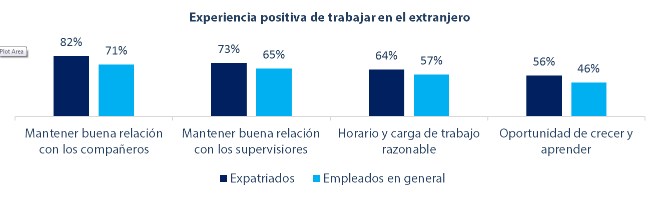 experiencia positiva de trabajar en el extranjero